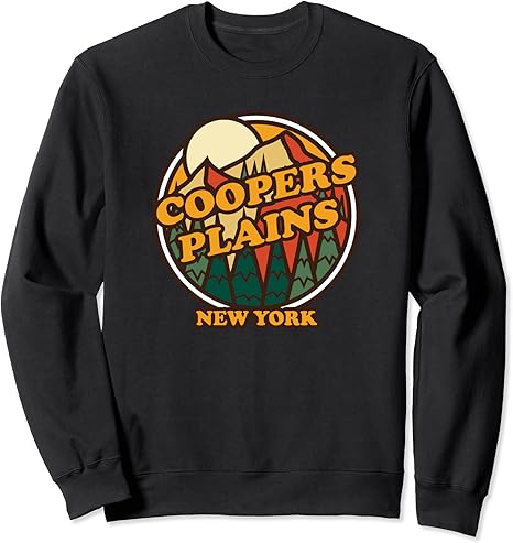 Vintage Coopers Plains, New York Mountain Hiking Print
